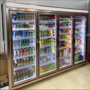 Glass Door Beverage Cooler